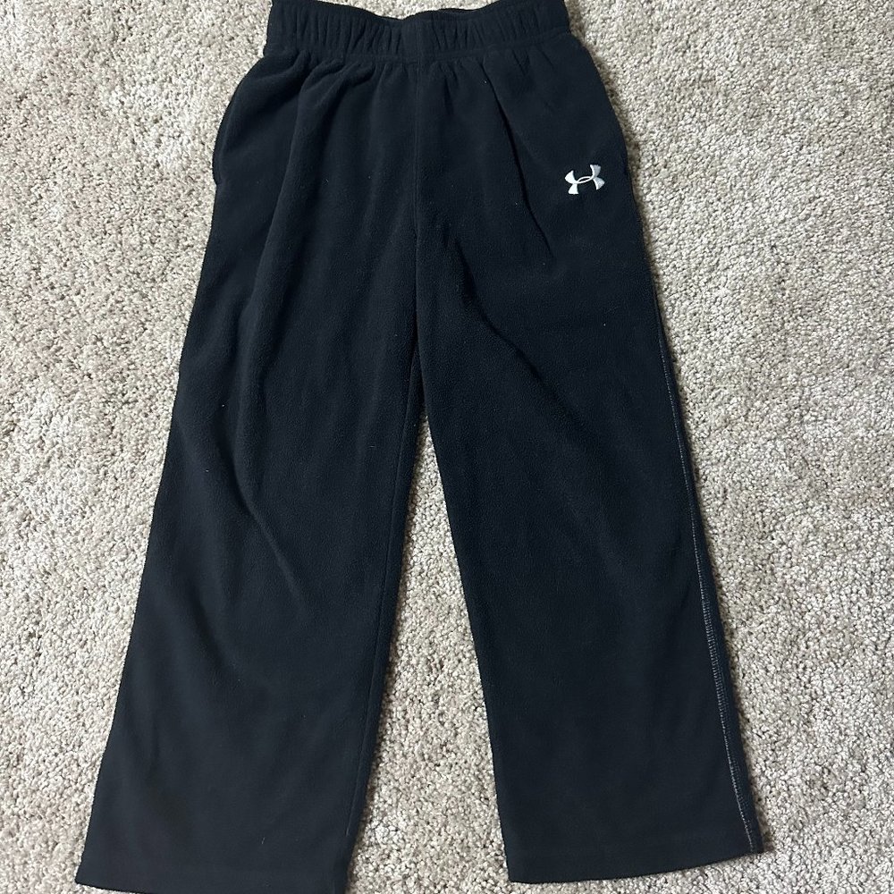 🖤☃️ Black Fleece Under Armour Pants Size 4T Boy ☃️🖤